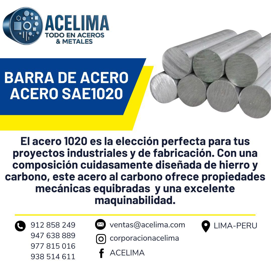 Barra de acero SAE 1020