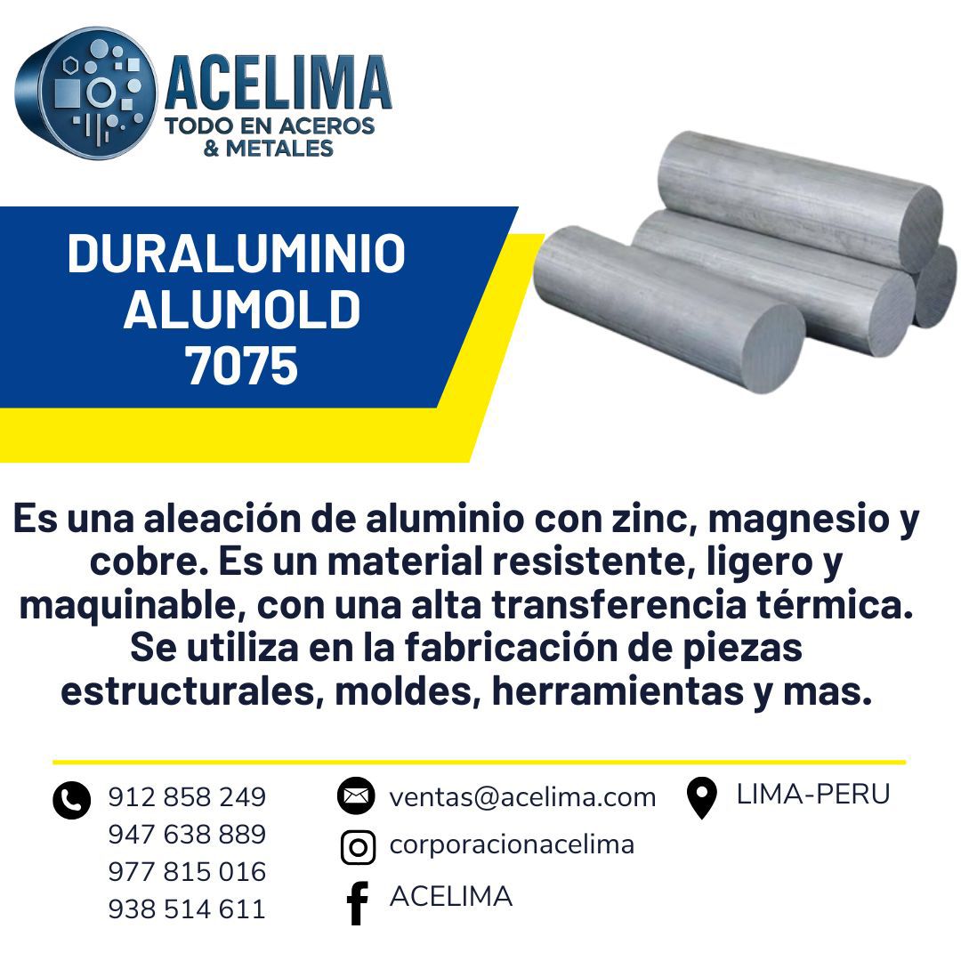 Duraluminio ALUMOLD 7075