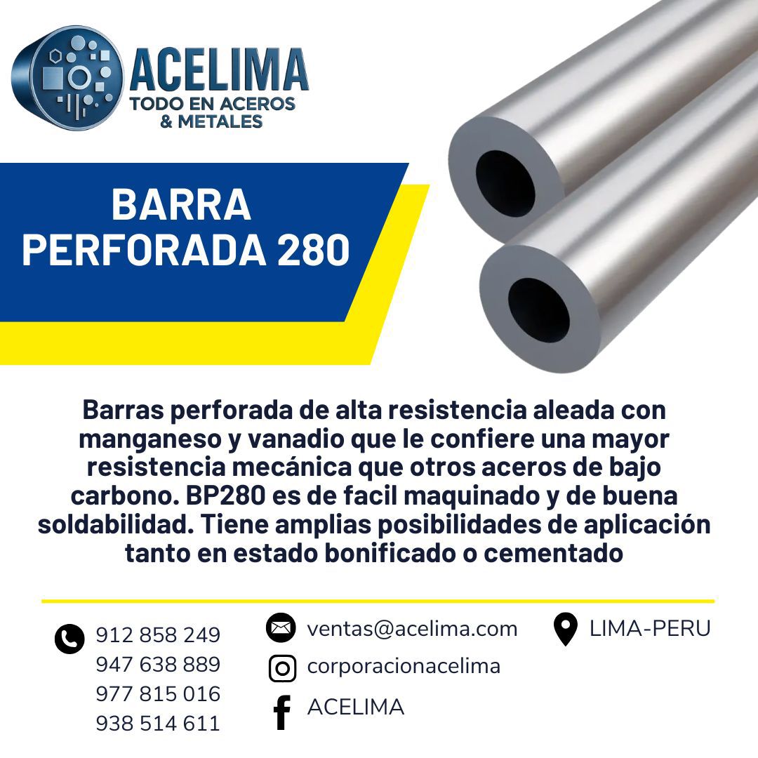 Barra Perforada 280