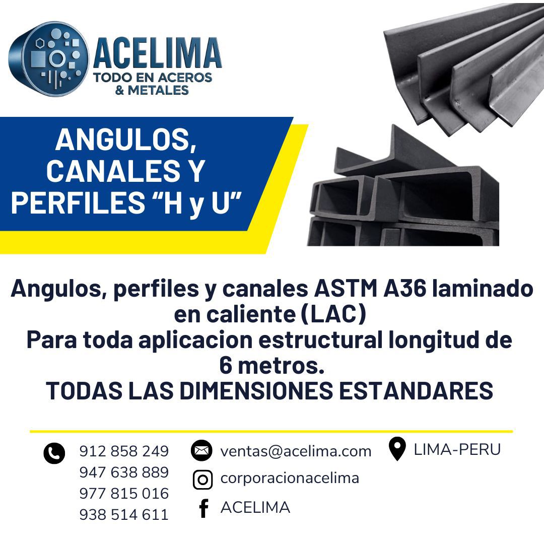 Angulos Canales Perfiles
