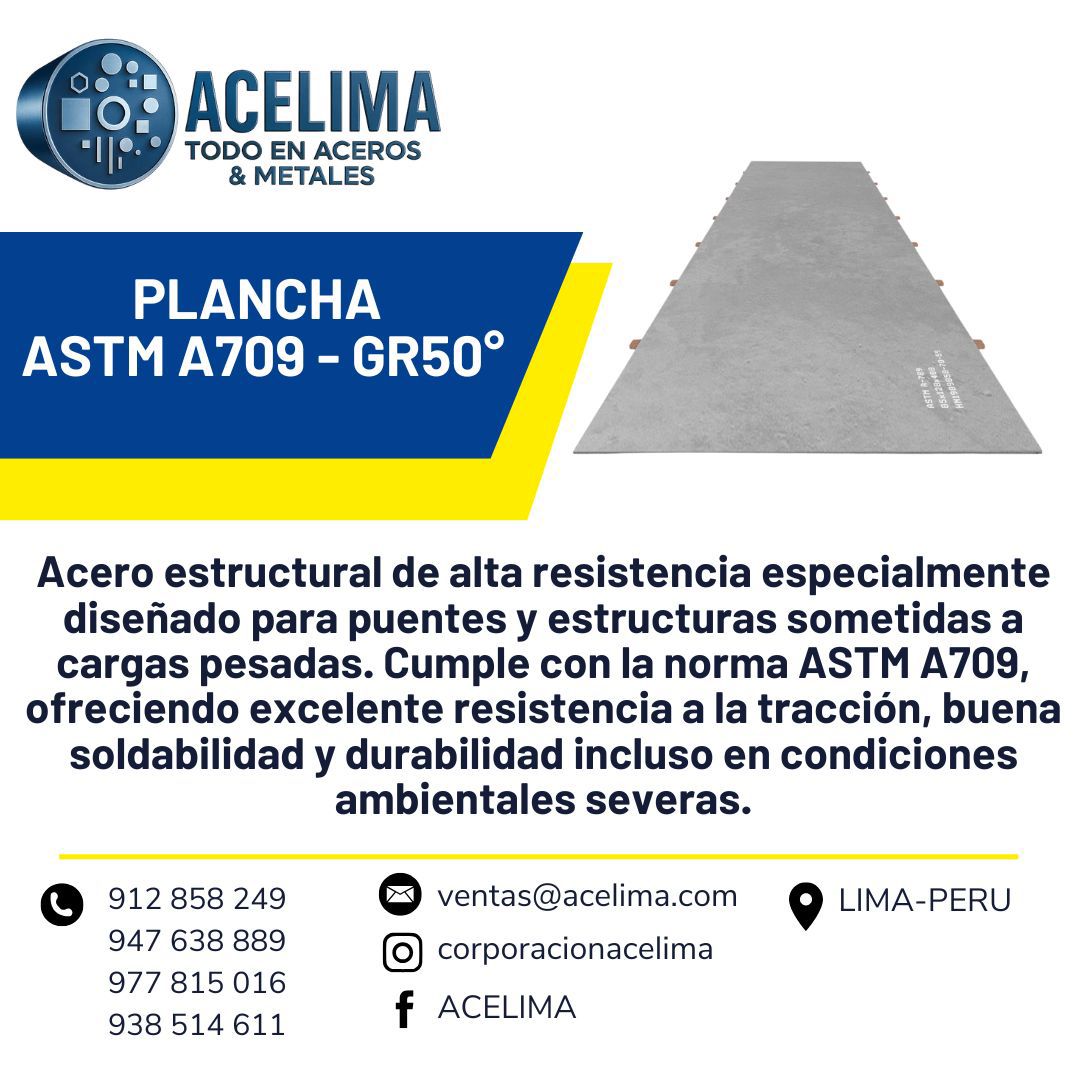 Plancha ASTM A709